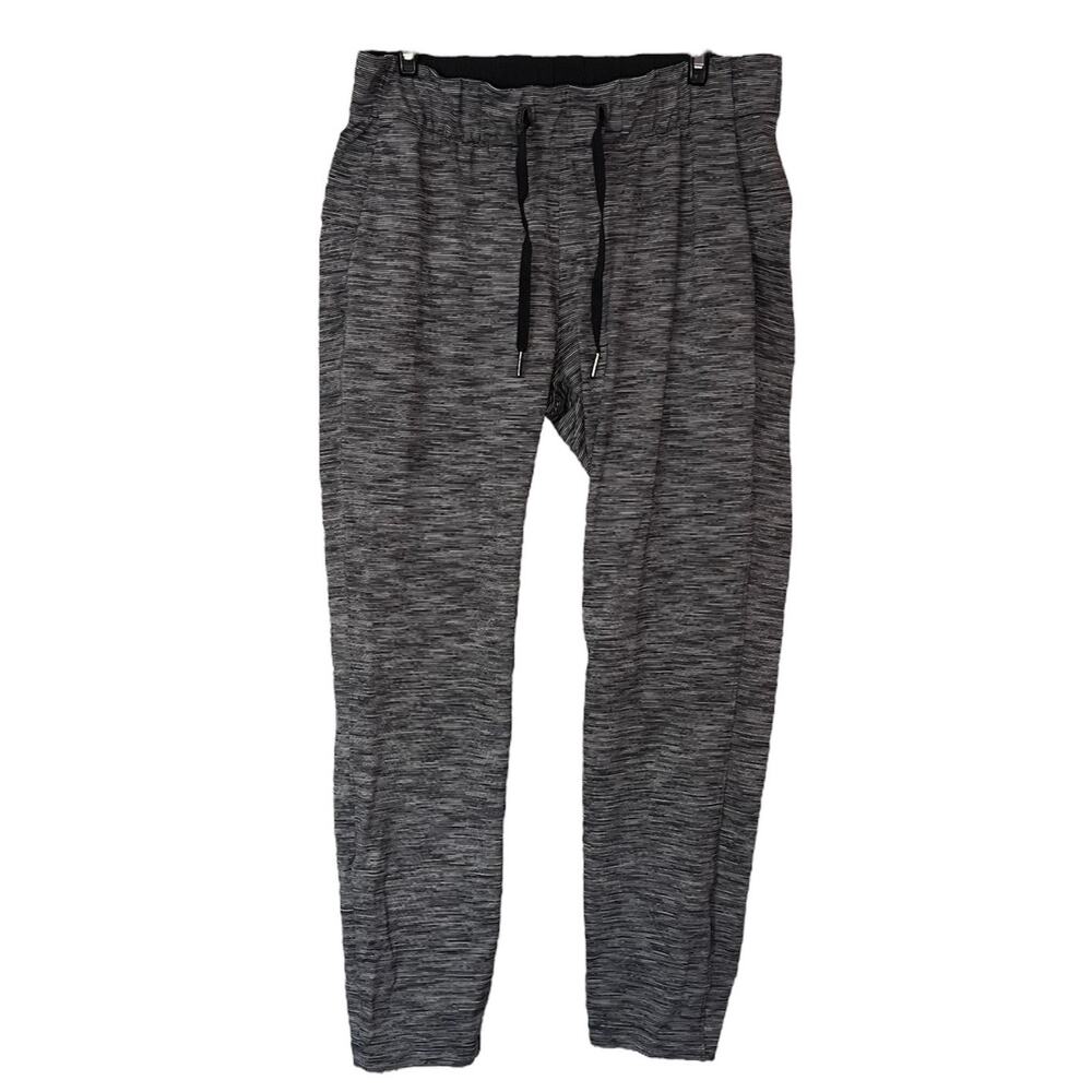 Lululemon On The Fly Pant Wee Are From Space Black Slate 6 Elastic Waist